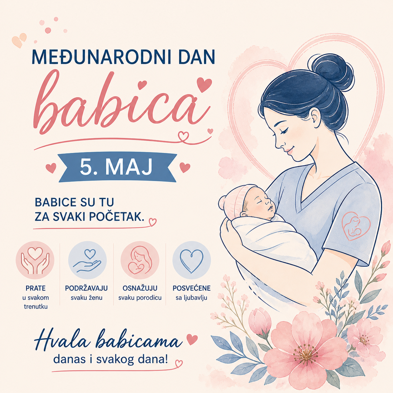 5. maj – Međunarodni dan babica